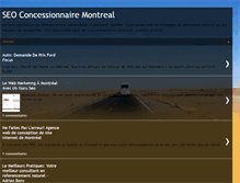 Tablet Screenshot of concessionnairemontreal.com